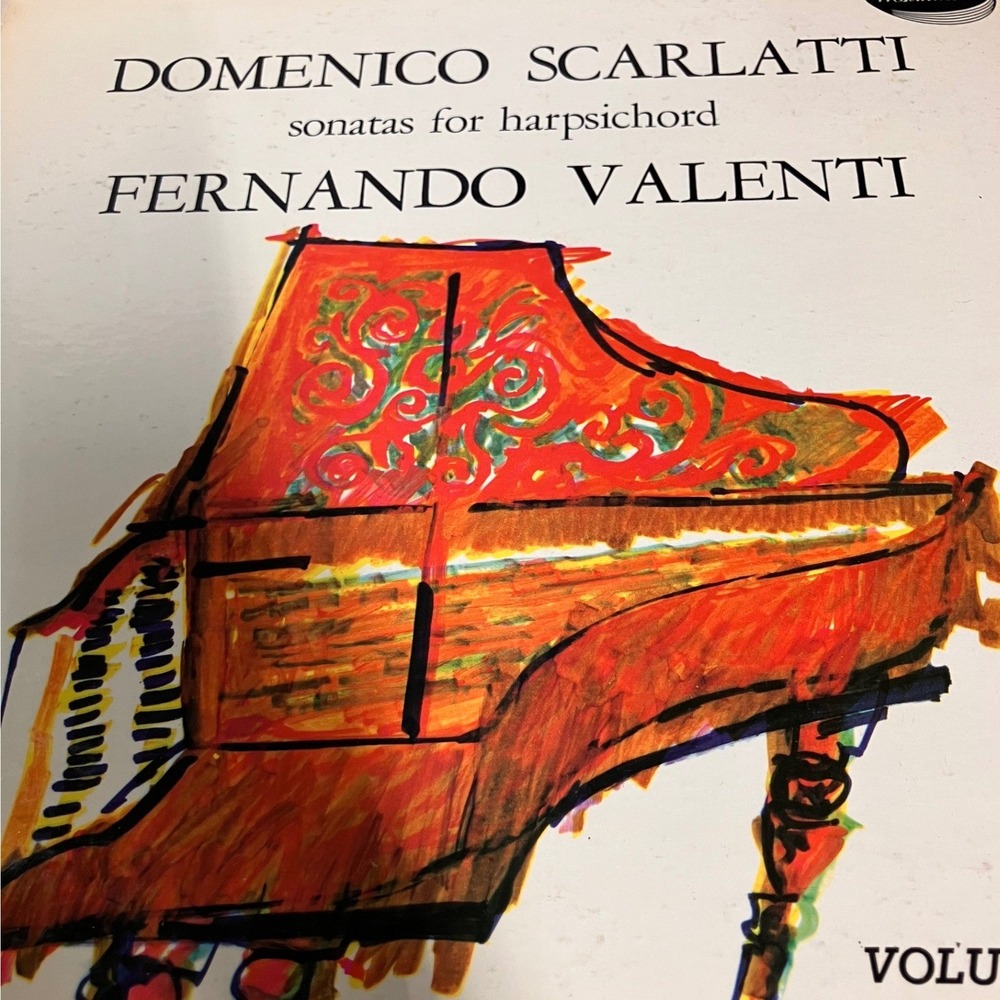 Scarlatti Sonatas for Harpsichord Vol III Fernando Valenti Westminster Vinyl LP